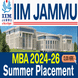 IIM Jammu Summer Placement 2024-26 Records 1.36% Rise in Average Stipend; BFSI Dominates with 41% Offers
